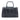 Blue Burberry House Check Embossed Leather Handbag
