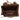 Brown Burberry Vintage Check Canvas Kiss Lock Crossbody