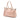 Pink Gucci Metallic Pebbled Calfskin Bella Satchel