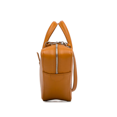 Orange Balenciaga S Triangle Duffle Bag - Designer Revival