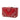 Red Prada City Calfskin Studded Elektra Turn Lock Clutch