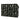 Black Fendi FF 1974 Nylon Camouflage Wristlet Pouch Clutch Bag