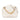 White Saint Laurent Quilted Lambskin Le Maillon Chain Shoulder Bag