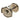 Silver Hermès Sterling Silver and 18K Rose Gold Ex Libris Swing Earrings - Designer Revival