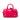Pink Saint Laurent Baby Leather Classic Duffle Satchel