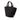 Black Prada Canvas Canapa Logo Tote Satchel