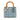 Blue Dior Medium Denim Cannage Studded Lady Dior Satchel