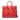 Red Saint Laurent Small Leather Sac De Jour Satchel