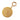 Gold Hermès Gold Plated Clou de Selle Pendant - Designer Revival