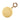 Gold Hermès Gold Plated Clou de Selle Pendant - Designer Revival