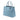 Blue Prada Large Saffiano Cuir Double Satchel