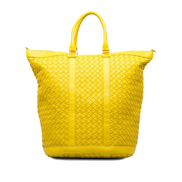 Yellow Bottega Veneta Intrecciato Travel Bag - Designer Revival
