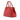 Red Prada Small Saffiano Lux Galleria Double Zip Satchel - Designer Revival