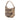 Beige Burberry Smoke Check Coated Canvas and Leather Satchel - Designer Revival