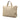 Beige LOEWE Embossed Leather Anagram Goya Briefcase Business Bag