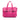 Pink Bottega Veneta Nappa Intrecciato Flap Satchel