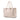 White Gucci Medium Leather Bella Tote - Designer Revival