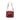 Red Gucci Leather 1973 Shoulder Bag - Designer Revival