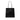 Black Fendi Medium Leather Pack Shopping Satchel