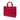 Red Dior Large Lambskin Cannage Lady Dior Satchel