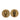 Gold Chanel CC Gold Plated Enamel Button Clip on Earrings - Designer Revival