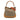 Brown Gucci GG Canvas Bamboo Web Satchel