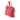 Red Gucci Leather Bamboo Tassel Satchel
