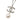 Silver Chanel Silver Plated CC Faux Pearl Rhinestone Pendant Necklace