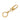 Gold Louis Vuitton Gold Plated Bolt Extender Key Ring