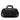 Black Chanel Paris New York Quilted Nylon Duffle Handbag