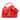 Red Bottega Veneta Mini Leather Piazza Top Handle Satchel