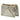 Silver Dior Small Studded Patent Diorama Flap Crossbody Bag