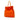 Orange Prada Tessuto Logo Drawstring Tote