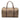 Brown Burberry Vintage Check Canvas Boston Bag