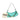 Blue Fendi Leather OLock Swing Satchel - Designer Revival