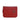 Red Dior Calfskin Cannage Vanity Bag