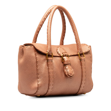 Pink Fendi Selleria Linda Handbag - Designer Revival