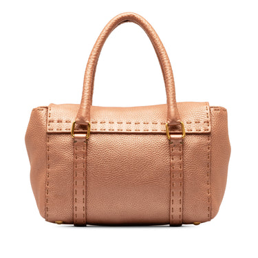 Pink Fendi Selleria Linda Handbag - Designer Revival