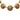Gold Chanel CC Gold Plated Cambon Medallion Necklace