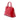 Red Prada Medium Saffiano Vernice Promenade Satchel