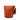 Orange Prada Vitello Daino Bucket Bag - Designer Revival