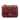 Red Chanel Mini Square Classic Lambskin Single Flap Crossbody Bag