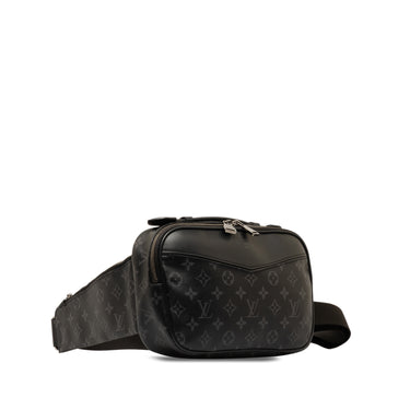 Black Louis Vuitton Monogram Eclipse Explorer Bumbag Belt Bag - Designer Revival