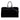 Black Saint Laurent Shearling Travel Bag