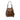 Brown Prada Soft Calf Fringe Bucket Bag Satchel