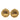 Gold Chanel Gold Plated CC Round Clip on Earrings