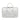 White Gucci Medium Diamante Leather Boston Bag