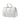 White Gucci Medium Diamante Leather Boston Bag