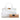 White Fendi Medium Pebbled Leather Peekaboo Satchel - Designer Revival