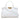 White Fendi Medium Pebbled Leather Peekaboo Satchel - Designer Revival